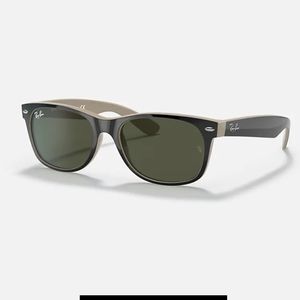 Ray Ban Wayfarer Sunglasses Black & Cream